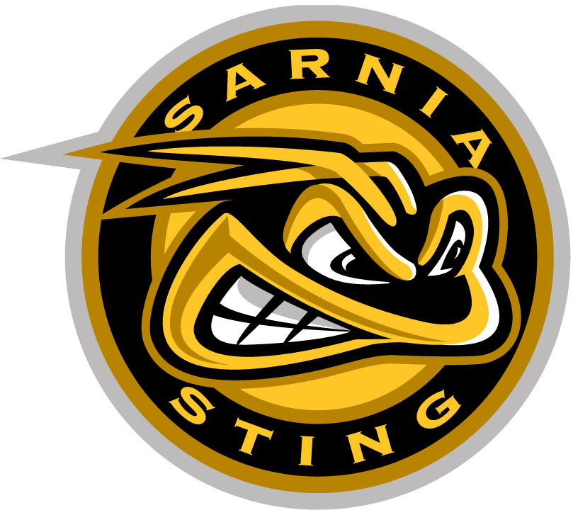 Sarnia Sting 2014-2019 Primary Logo iron on heat transfer
